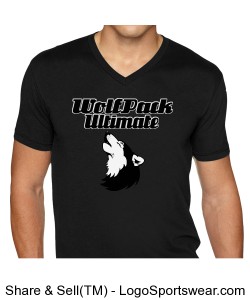 WolfPack Premium Sueded T-Shirt Design Zoom